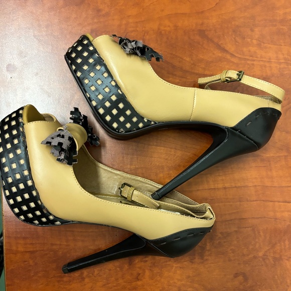 Two Lips Shoes - Two Lips retro style ankle strap platforms.